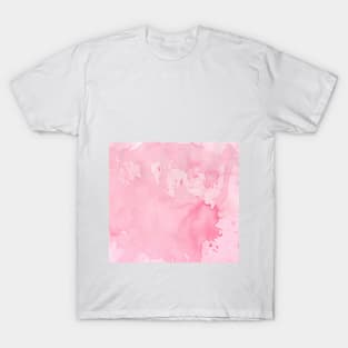 Pink Watercolor T-Shirt